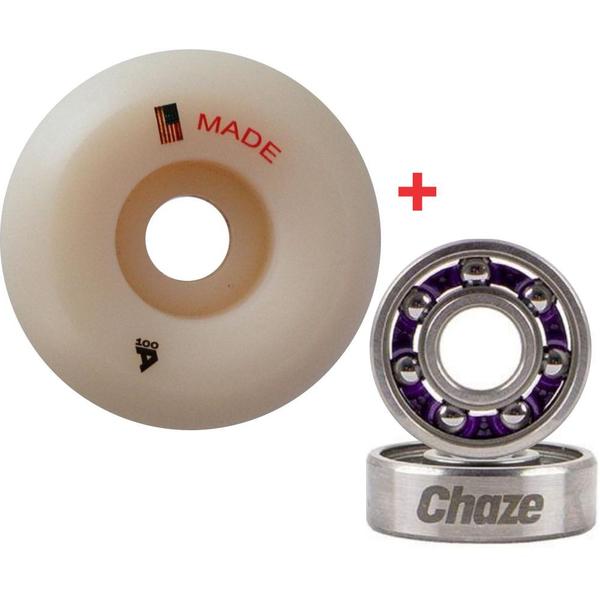 Imagem de Roda Faith Big Hand 53mm 100A + Rolamento Chaze Naked's