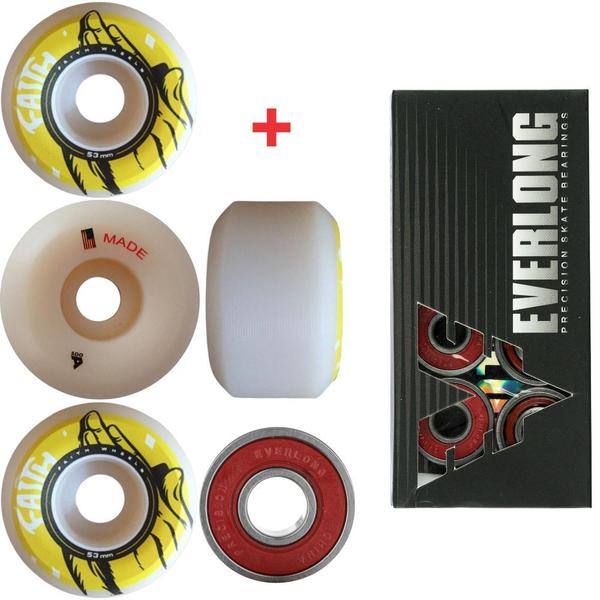 Imagem de Roda Faith Big Hand 53mm 100A + Rolamento Everlong