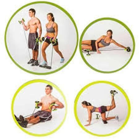 Imagem de Roda Para Exercício Abdominal Elástico Revoflex Xtreme