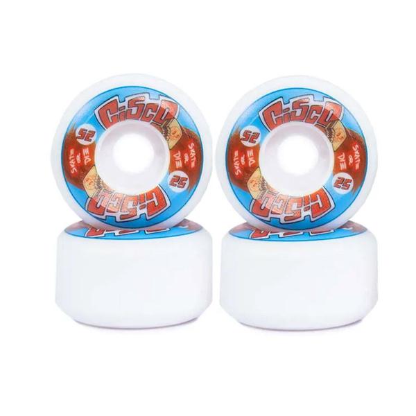 Roda Para Skate Premium Cisco Divertidos 53mm/102a Imagem de Roda Para Skate Premium Cisco Divertidos 53mm/102a