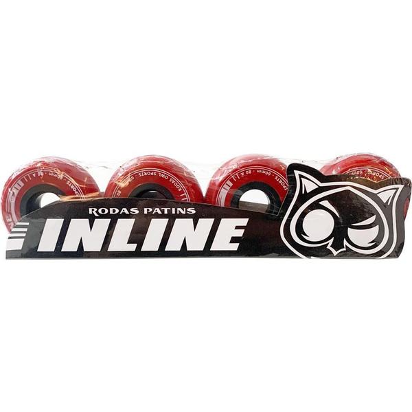 Imagem de Roda Patins Inline Street Owl Sports 60Mm 80A