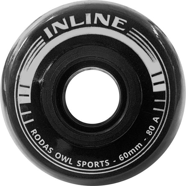 Imagem de Roda Patins Inline Street Owl Sports 60Mm 80A