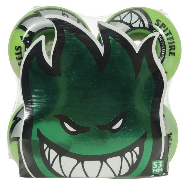 Imagem de Roda Spitfire Swirl Bighead 99d Verde Limão