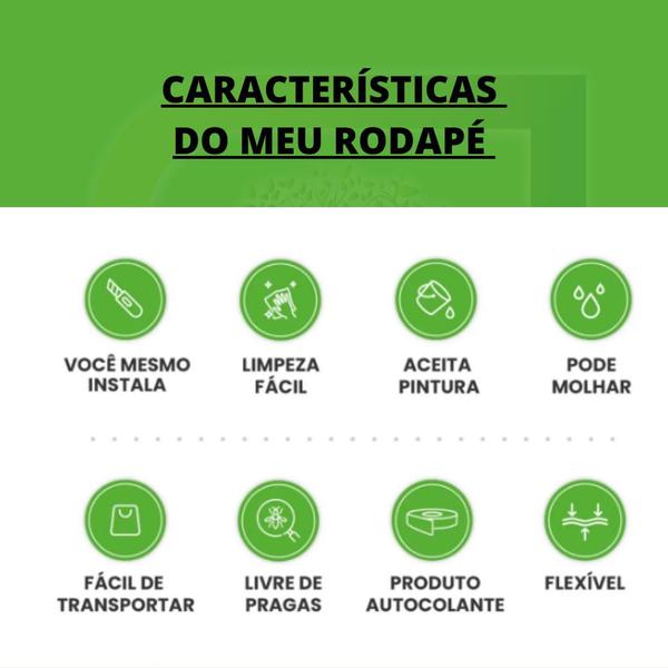 Imagem de Rodapé Autocolante 70MM RP16 Rolo 10M - Hale