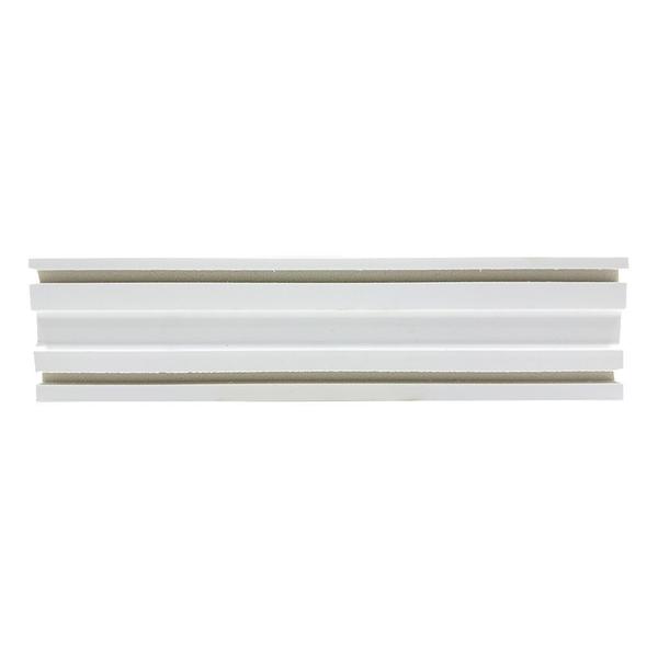 Rodapé de Poliestireno Liso Scandian 15mmx7cmx2,25m Metro Linear - caixa com 2,25 m - Branco Imagem de Rodapé de Poliestireno Liso Scandian 15mmx7cmx2,25m Metro Linear - caixa com 2,25 m - Branco