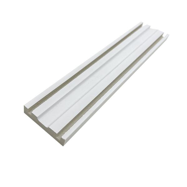 Rodapé de Poliestireno Liso Scandian 15mmx7cmx2,25m Metro Linear - caixa com 2,25 m - Branco Imagem de Rodapé de Poliestireno Liso Scandian 15mmx7cmx2,25m Metro Linear - caixa com 2,25 m - Branco