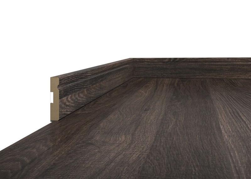 Rodapé Estilo Padrão 19 2,4x0,07m Canyon Black Oak Eucafloor Imagem de Rodapé Estilo Padrão 19 2,4x0,07m Canyon Black Oak Eucafloor