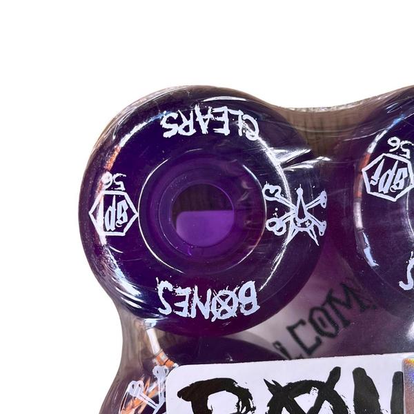 Imagem de Rodas Bones SPF 56mm Clears Purple P2