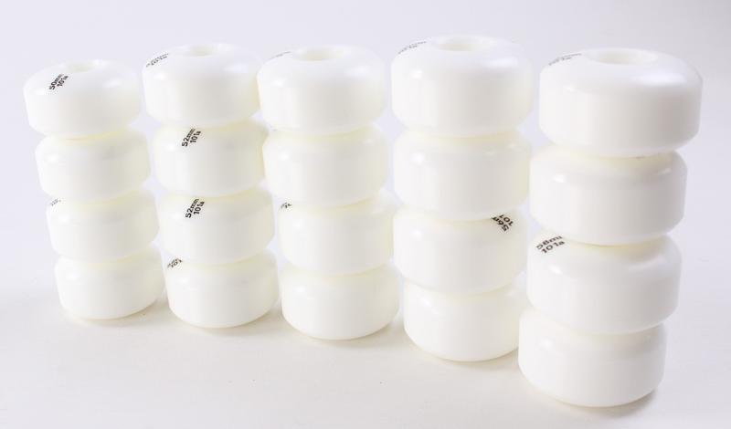 Imagem de Rodas de skate Super Blanks Pro 54mm 101a Hard White