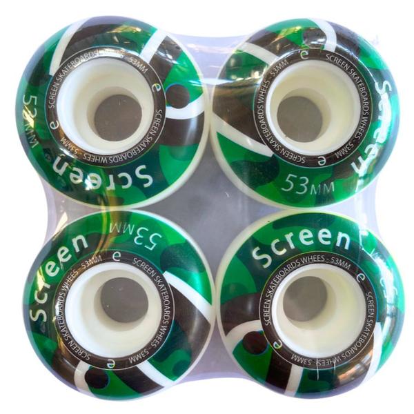 Imagem de Rodas Screen Wheels 53mm Arrow Green 99a