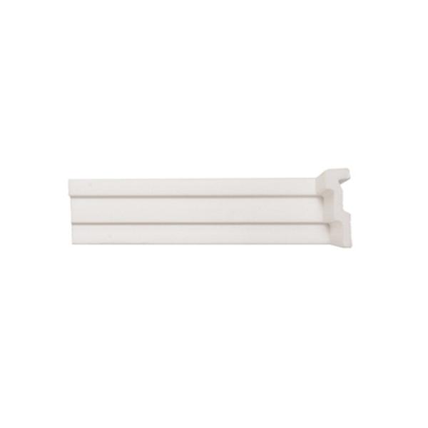 Imagem de Rodateto de Poliestireno 6cm X 20mm Liso 2,0 metro linear - caixa com 2 Unidade - Branco