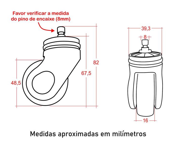 Imagem de Rodinha de Mala Avulsa com Nécessaire Box Cestinha Clean