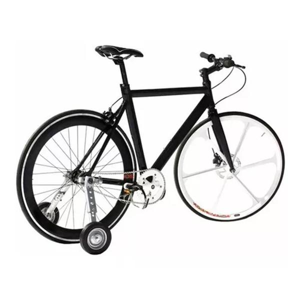 Imagem de Rodinha Lateral Bicicleta Aro 20 24 26 Reforçada Até 100 Kg