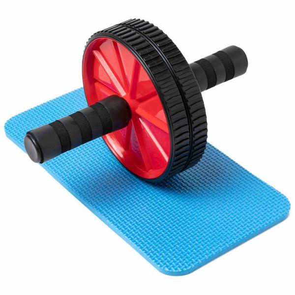 Rodinha Roda Abdominal Dupla Reforçada Profissional Fitness - MAXBOOST Imagem de Rodinha Roda Abdominal Dupla Reforçada Profissional Fitness