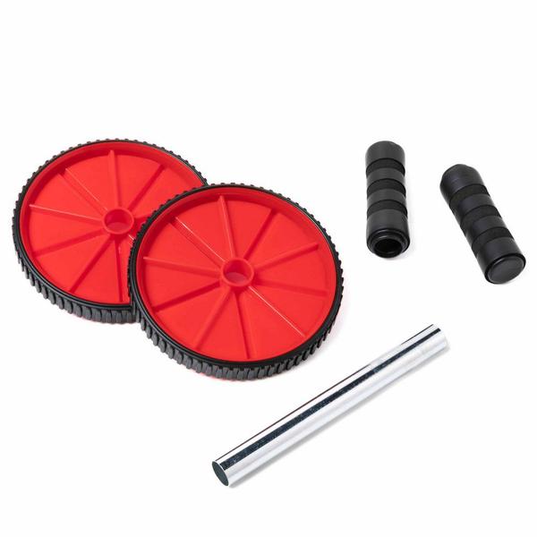 Rodinha Roda Abdominal Dupla Reforçada Profissional Fitness - MAXBOOST Imagem de Rodinha Roda Abdominal Dupla Reforçada Profissional Fitness