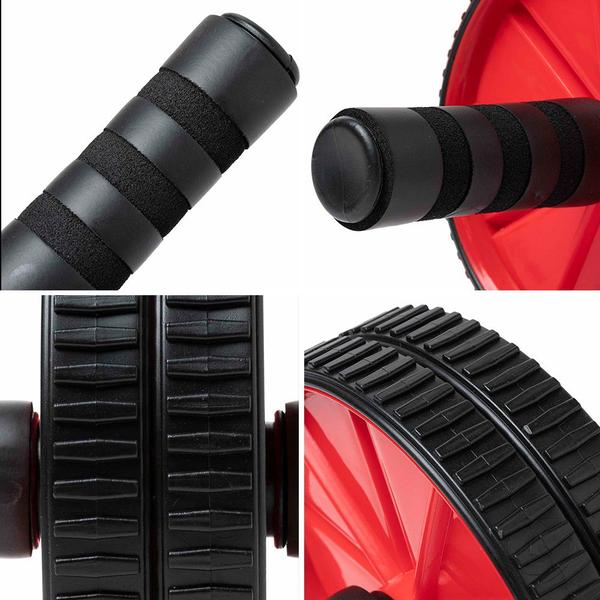 Rodinha Roda Abdominal Dupla Reforçada Profissional Fitness - MAXBOOST Imagem de Rodinha Roda Abdominal Dupla Reforçada Profissional Fitness