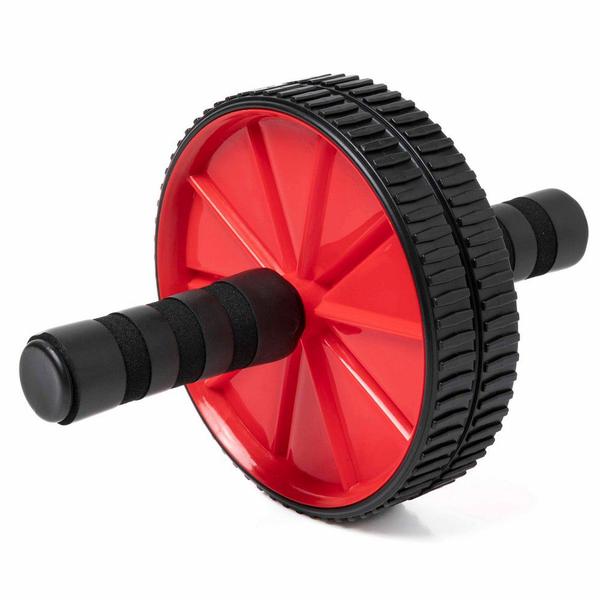 Rodinha Roda Abdominal Dupla Reforçada Profissional Fitness - MAXBOOST Imagem de Rodinha Roda Abdominal Dupla Reforçada Profissional Fitness