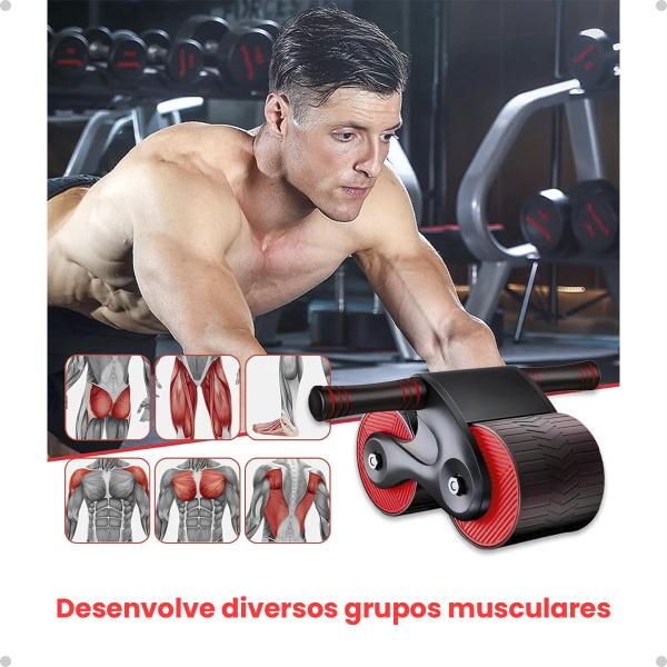 Imagem de Rodinhas Academia Exercício Musculação Com Auxílio Retomada