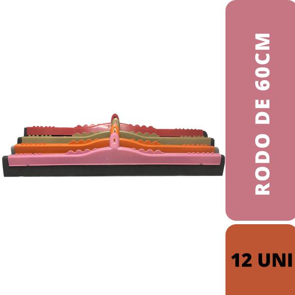 Rodo 60 Cm Puxa E Seca Borracha Dupla 12 Unidades Sem Cabo Imagem de Rodo 60 Cm Puxa E Seca Borracha Dupla 12 Unidades Sem Cabo