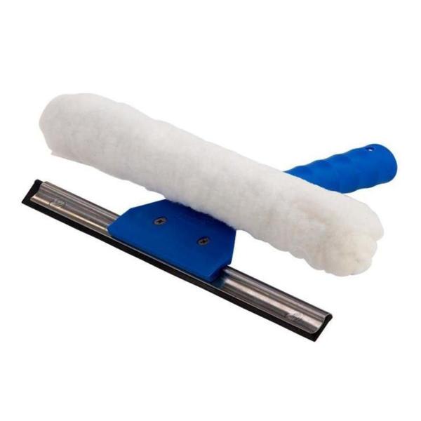 Rodo COMBINADO 15cm Com Cabo De 50 cm Bralimpia Limpa Vidro Imagem de Rodo COMBINADO 15cm Com Cabo De 50 cm Bralimpia Limpa Vidro