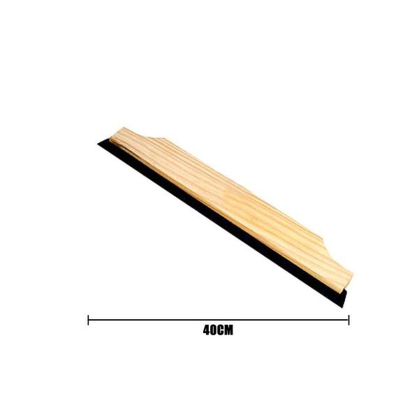 Rodo De Madeira DSR 40cm Duplo Sem Cabo Imagem de Rodo De Madeira DSR 40cm Duplo Sem Cabo