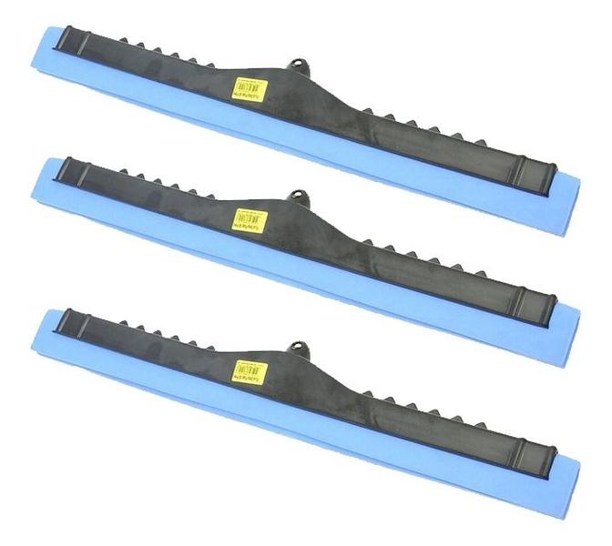 Rodo De Plástico Dsr 60cm Duplo Sem Cabo Preto Kit 3 Imagem de Rodo De Plástico Dsr 60cm Duplo Sem Cabo Preto Kit 3