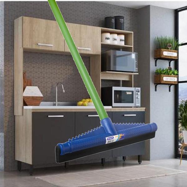 Rodo Duplo De Plástico Para Piso De 40cm Sem Cabo Kit 5 - Todas Imagem de Rodo Duplo De Plástico Para Piso De 40cm Sem Cabo Kit 5