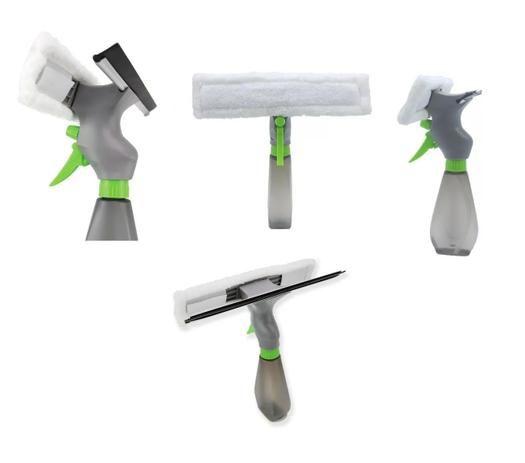 Rodo Limpa Vidro Mop 3 Em 1 Spray E Reservatório 250ml - CLINK Imagem de Rodo Limpa Vidro Mop 3 Em 1 Spray E Reservatório 250ml
