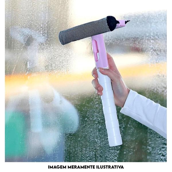 Rodo Limpa Vidros C/ Spray Para Limpeza 33cm - Inter.P Imagem de Rodo Limpa Vidros C/ Spray Para Limpeza 33cm