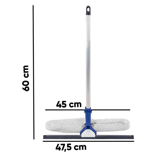 Imagem de Rodo Limpa Vidros Com Cabo de 50 Cm