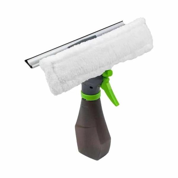 Imagem de Rodo mop spray com reservatorio limpa vidro janela box borrifador 3 em 1 kit completo