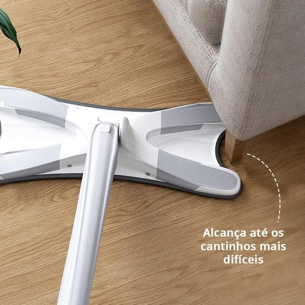 Imagem de Rodo Mop-X  Mágico 360 Giratório Sistema Torce Pano De Chão Limpeza Diária - MOP-X ( 01 REFIL )