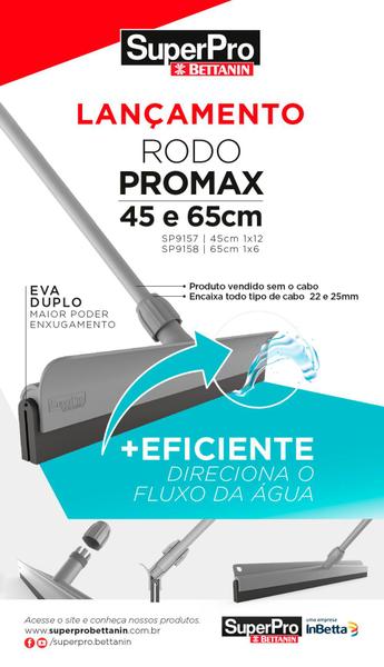 Imagem de Rodo Promax 65cm Eficiente Profissional Spoiler Direcional