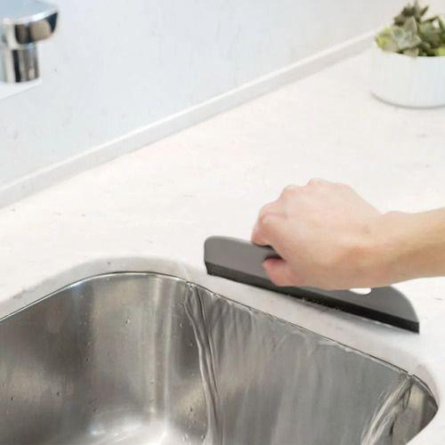Rodo Rodinho De Pia Compacto Cozinha Limpa Vidros Preto - Ou Imagem de Rodo Rodinho De Pia Compacto Cozinha Limpa Vidros Preto
