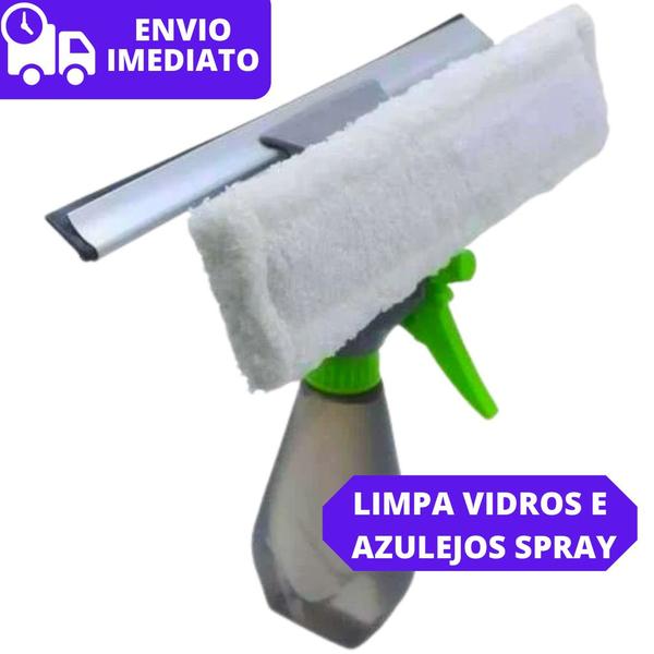 Imagem de Rodo Spray Limpa E Seca Vidros 3 Em 1 250ml Multiuso MOP Limpador