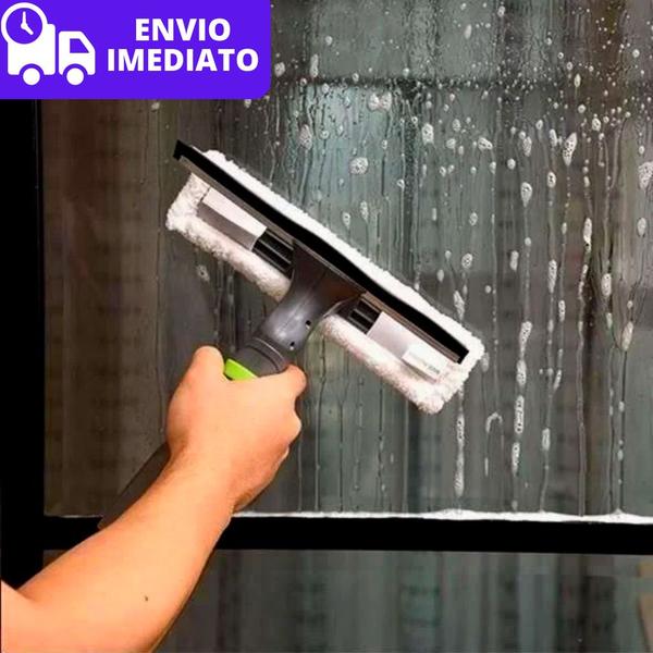 Imagem de Rodo Spray Limpa E Seca Vidros 3 Em 1 250ml Multiuso MOP Limpador