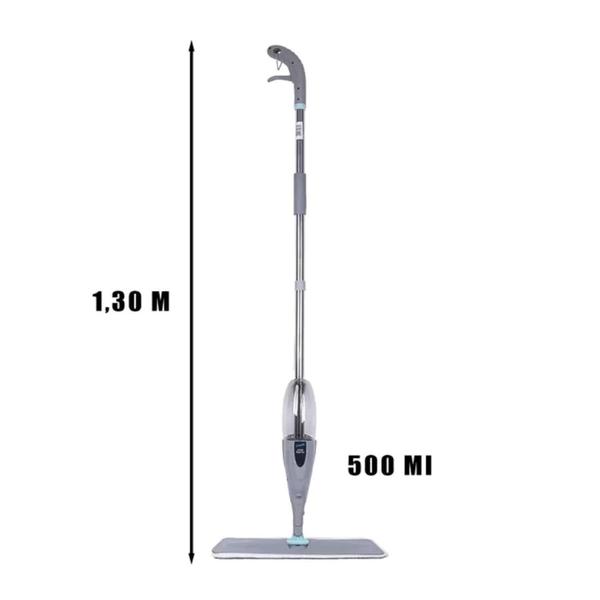 Imagem de Rodo Spray mop reforçado gatilho anatômico Flexibilidade funcional retira pelos porcelanato top