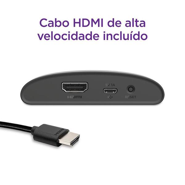 Roku Express 3930 Conversor De Smart Tv Full Hd Com Controle Imagem de Roku Express 3930 Conversor De Smart Tv Full Hd Com Controle