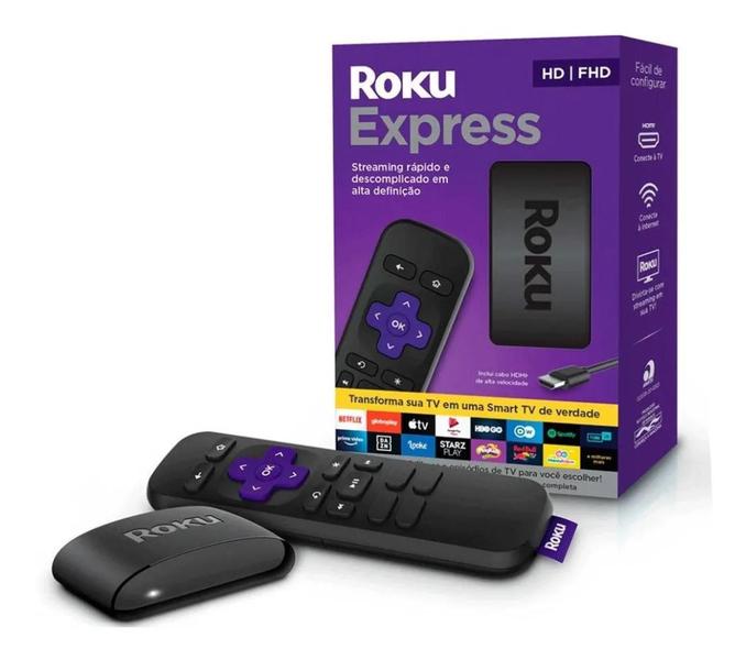 Imagem de Roku Express 3930 padrão Full HD 32MB preto com 512MB de memória RAM