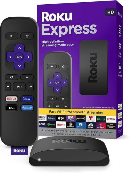 Imagem de Roku Express  Dispositivo de streaming para TV HD/Full HD