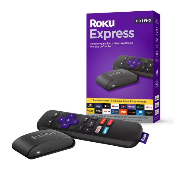 ROKU Express Full HD Streaming Player Com Controle HDMI / USB ROKU Express Full HD Streaming Player Com Controle HDMI / USB