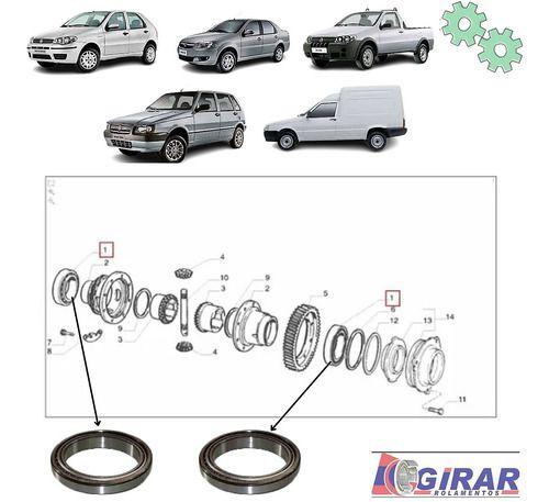 Imagem de Rolamento 639058 Da Satélite Uno Palio Siena Strada Idea Skf