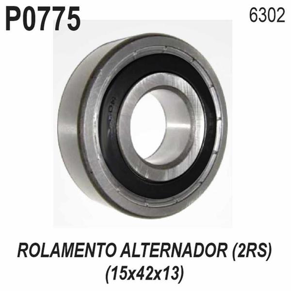 Imagem de ROLAMENTO ALTERNADOR para L200 GRANDE 15X42X13MM