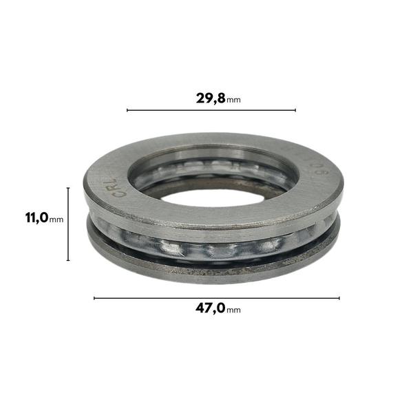 Imagem de Rolamento Axial de Esferas Compatível com Lavadora Black&Decker PW1450TD