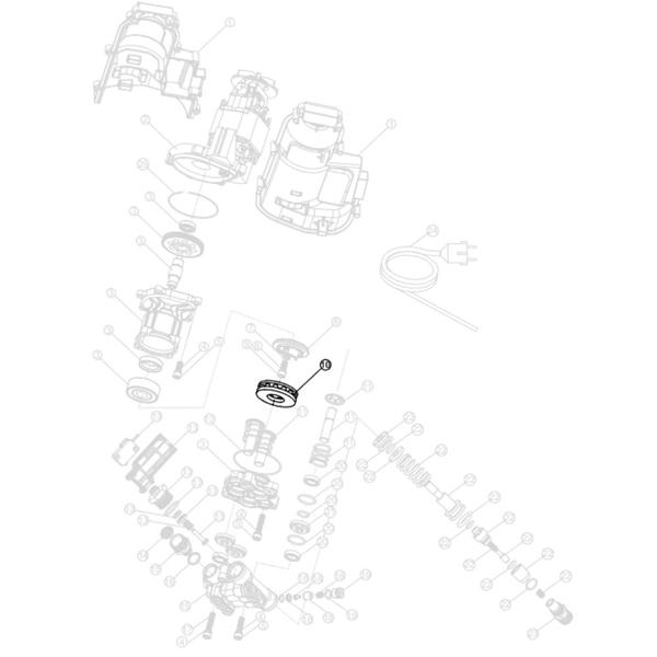 Rolamento Axial de Esferas Compatível com Lavajato WAP Atacama - Parceiro das Peças Imagem de Rolamento Axial de Esferas Compatível com Lavajato WAP Atacama
