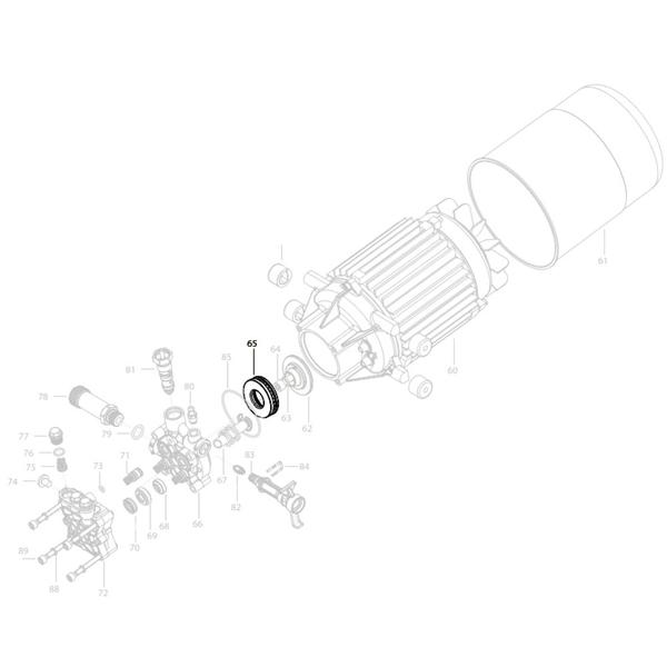 Imagem de Rolamento Axial de Esferas para Lavadora Tramontina 2100W 2100psi 42554/765