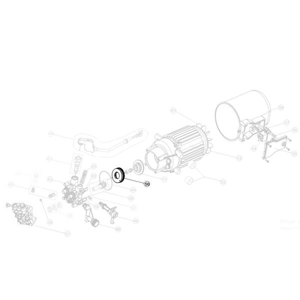 Rolamento Axial de Esferas para Lavadora WAP Combate e Extreme FW006877 Imagem de Rolamento Axial de Esferas para Lavadora WAP Combate e Extreme FW006877