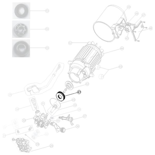 Rolamento Axial de Esferas para Lavadora WAP Combate e Extreme FW006877 Imagem de Rolamento Axial de Esferas para Lavadora WAP Combate e Extreme FW006877