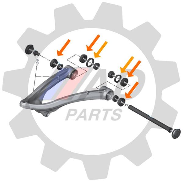 Imagem de Rolamento Braço Suspensão Dianteira BMW R1250GS