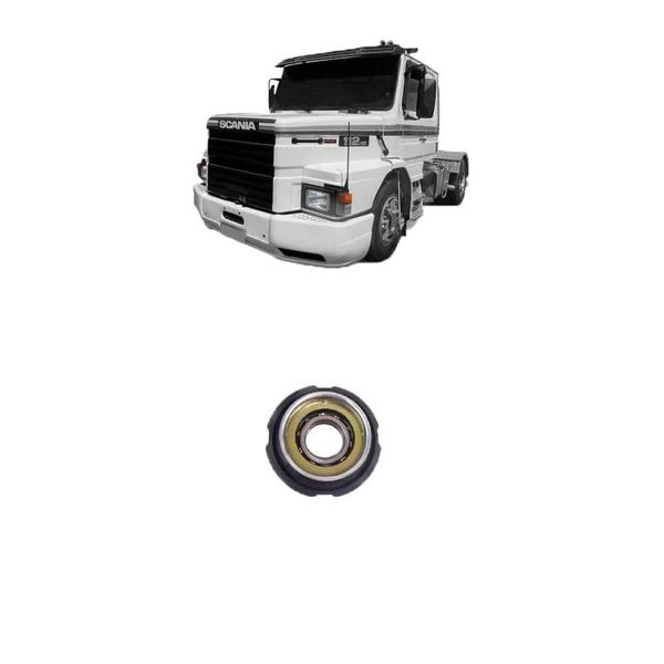 Imagem de Rolamento Cardan Borracha Sem Cava 55Mm 208393 Scania 112